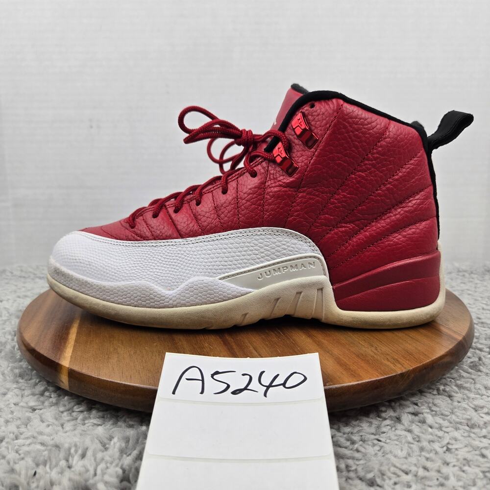 Jordan 12 Retro Mens 8 Gym Red White Athletic Casual Daily Sneaker 130690-600